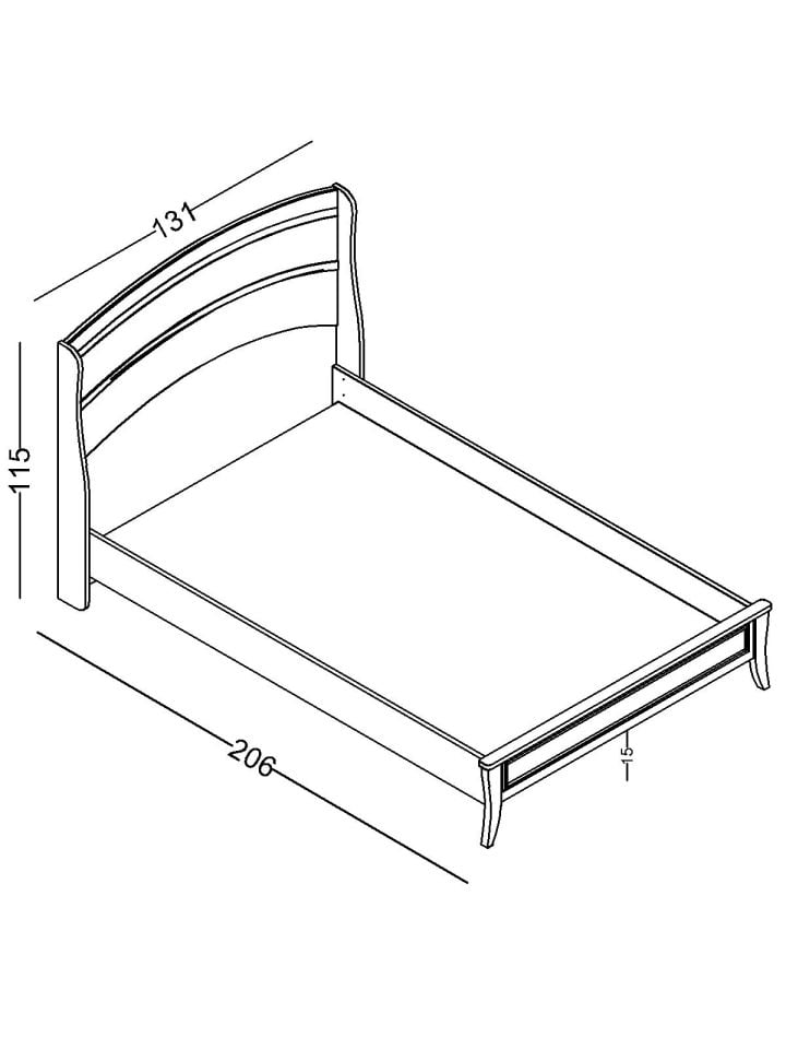 Ruby Karyola 120*200