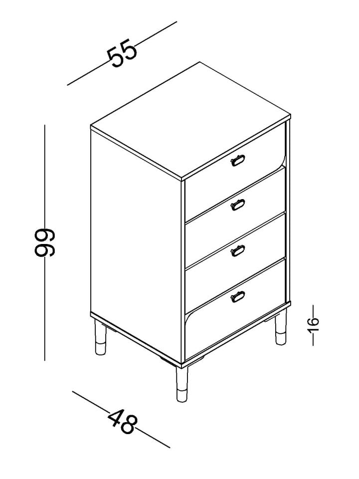Lion Yüksek Şifonyer