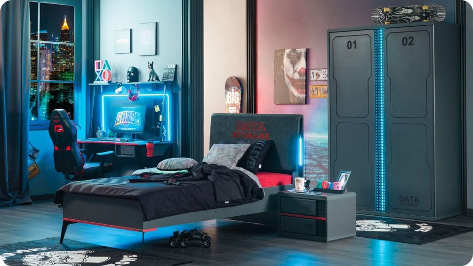 Arcade 2 Kapaklı Dolap