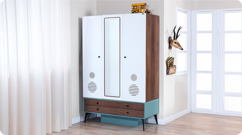 Kampüs 3 Kapaklı Dolap