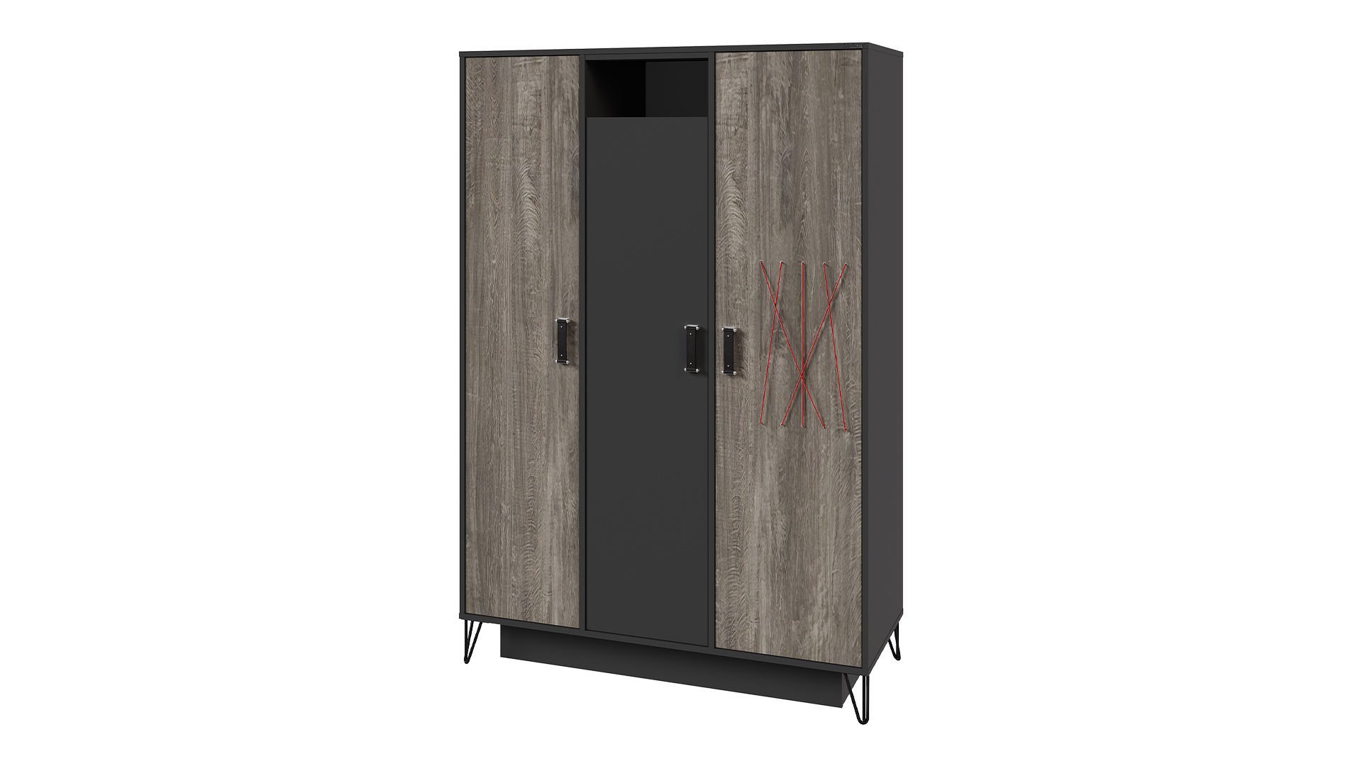 Lotus 3 Kapaklı Dolap