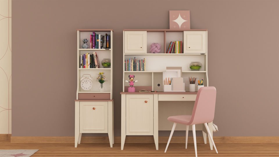 Ruby Çalışma Masası + Üst Modül