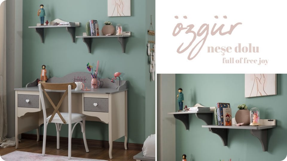 Juliet Çalışma Masası + Üst Modül