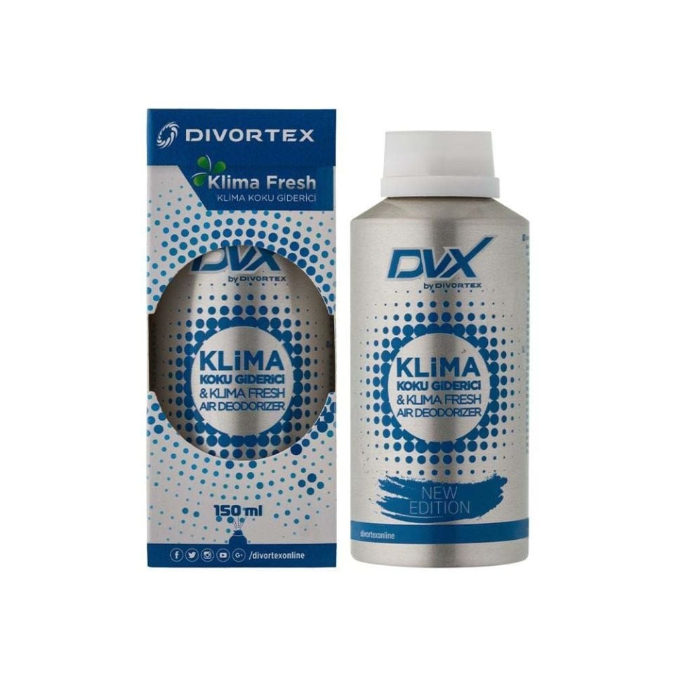 DIVORTEX Klima Koku Giderici Bomba Fresh 150 ML