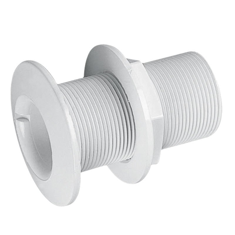 Thru-Hull Fitting 1/2'', L.74mm, White