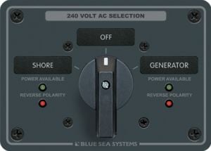 AC kaynak seçme paneli 240 V