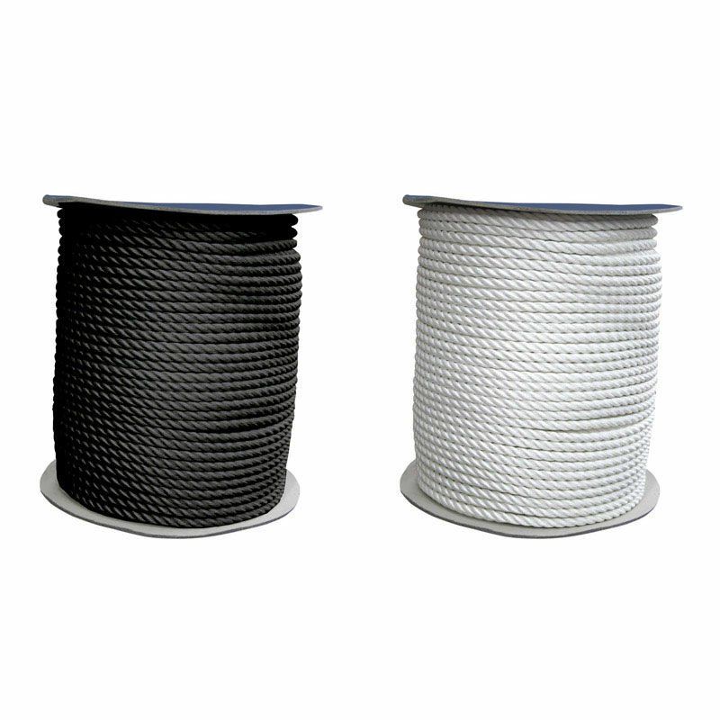 CABO Bağlama Halatı-Üç Kollu,Polyester, Beyaz, Diam.14M