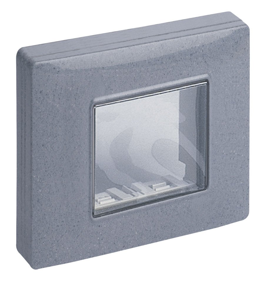 Vimar Plana 14931.14 IP55 2M Granit Gri Nemliyer Çerçeve