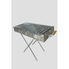 Ortaboy 60cm Galvenız & Paslanmaz Ayaklı Mangal