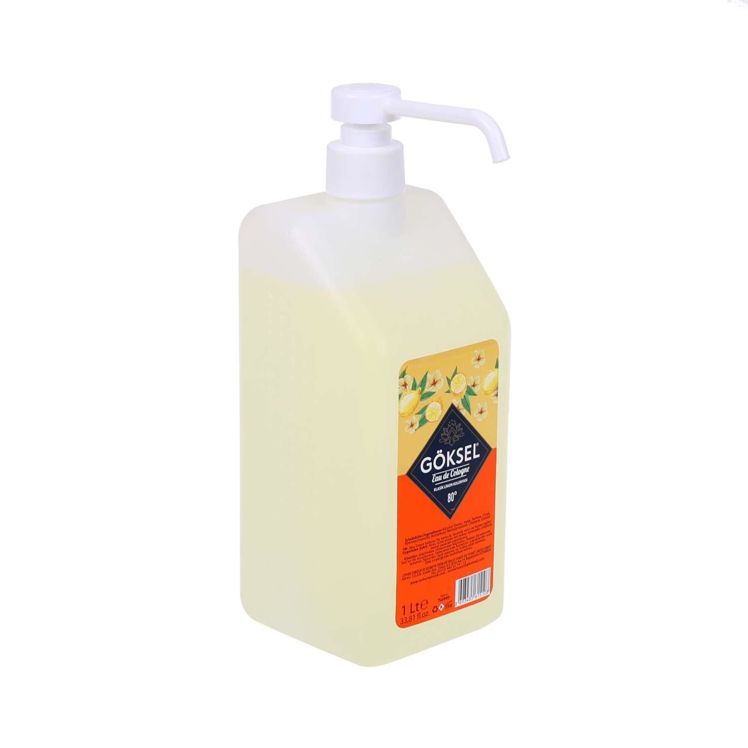 Goksel Kolonya 1000ml.Limon Pompalı Pet*15