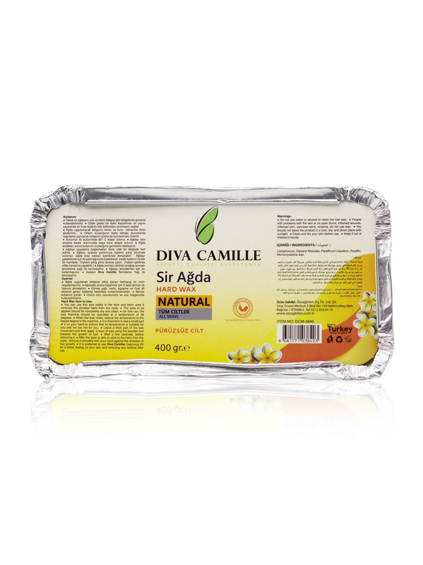 Dcm-3840 Diva Camille Kalıp Ağda Folyo 400Gr.*36