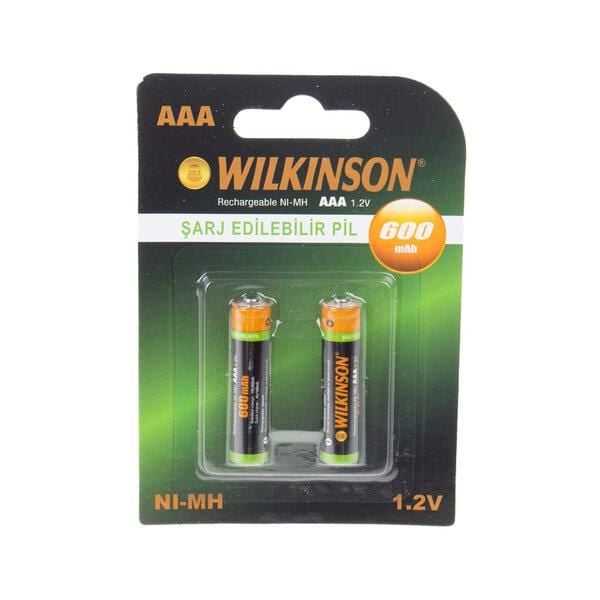 Wilkinson Şarj Edılebılır 600 Mah İnce Pil 2li*10