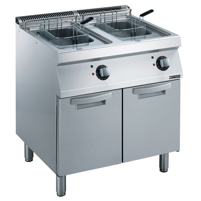 Zanussi  372082 EVO 700 Serisi Dolaplı V Tipi Hazneli 15+15 lt Elektrikli Fritöz 80x70x85 cm