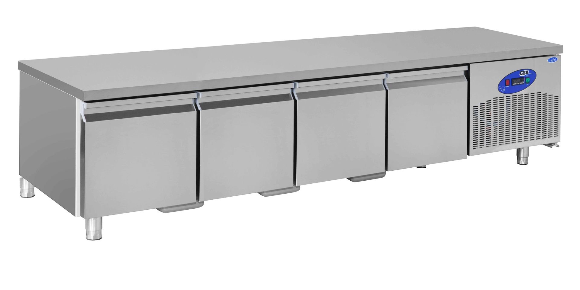 CSA CS-CİK-4-700 Cihaz Altı 4 Kapılı Buzdolabı 310 Litre 235x70x60 cm 304K