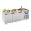 CSA CS-TEZ 3-700-SH Havuzlu Salad Bar, 3 Kapılı, 474 L