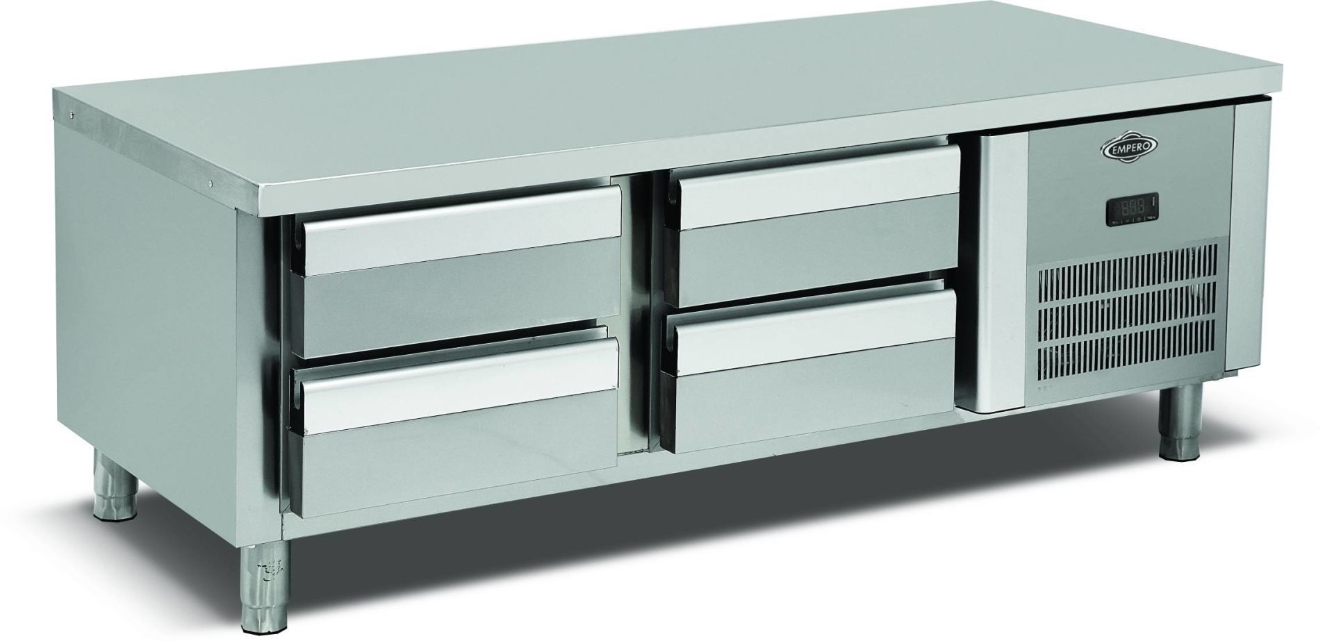 Empero 160.70.02-S Set Altı 4xGN1/1-200 Çekmeceli Derin Dondurucu 160x70x60 cm