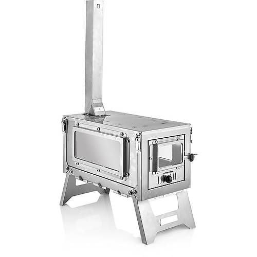 Remta KM02 Paslanmaz Çelik Mini Katlanır Kamp Çadır Sobası