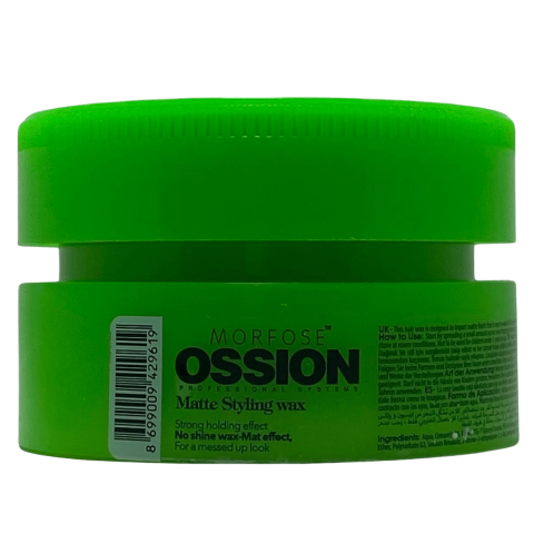 Morfose Ossion Mat Wax Yeşil 100 Ml