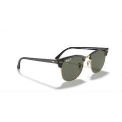 Ray-Ban 3016 901/58 55-21 Unisex Güneş Gözlüğü Siyah Clubmaster Polarize Büyük Ekartman