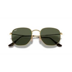 Ray-Ban 3548N 001 48-21 Unisex Güneş Gözlüğü Hexagonal Küçük Ekartman