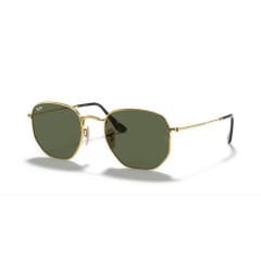 Ray-Ban 3548N 001 54-21 Unisex Güneş Gözlüğü Hexagonal Büyük Ekartman