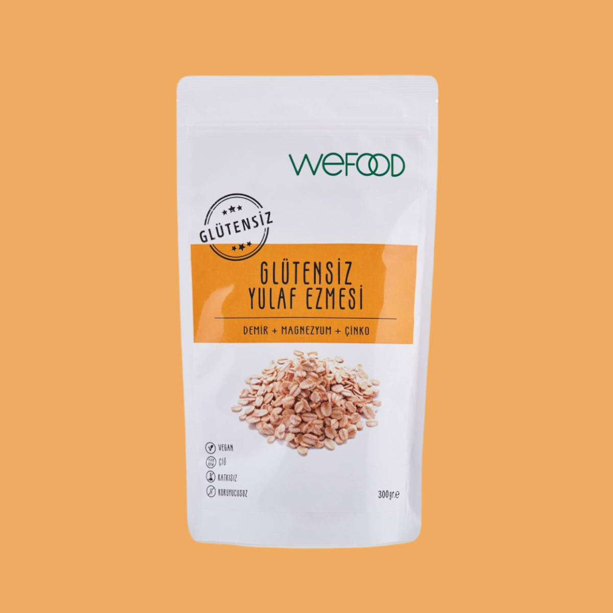 Wefood Glutensiz Yulaf Ezmesi 300 gr