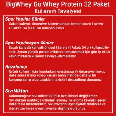 BigJoy BigWhey Go Whey Protein Tozu 32 Paket
