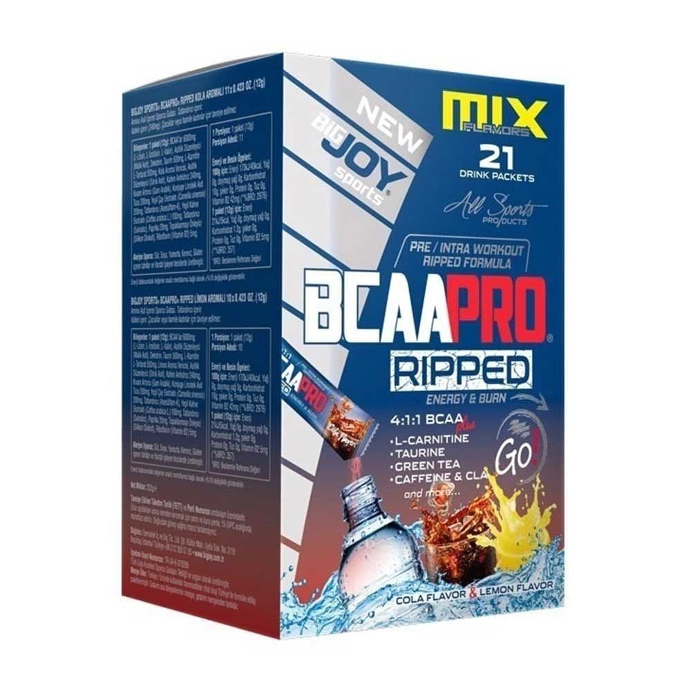 BigJoy Bcaapro Ripped Go Bcaa 21 Paket