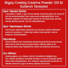 Bigjoy Creabig Creatine Powder 120 Gr