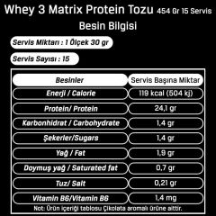 Hardline Whey 3 Matrix Protein Tozu 454 Gr 15 Servis