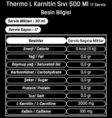 Hardline Thermo L Karnitin 500 Ml 16 Servis