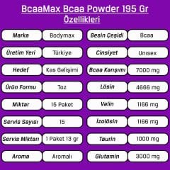 Bodymax BcaaMax Bcaa Powder 13 Gr 15 Paket