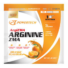 Powertech ArgiZmaTech Arginine Zma 20 Paket Portakal Aromalı