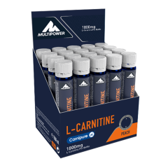 Multipower L Carnitine Liquid Forte 1800 Mg 20 Ampül Şeftali