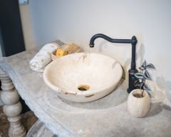 Travertine Sink, Bathroom Sink, Special Design Bathroom Sink, Natural Stone Sink, Sink, Colorful Sink, Aesthetic Sink, Marble Sink