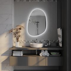 Asimetrik,Dekoratif,Banyo, Duvar Aynası,Salon Aynası,Lavabo,Konsol, Şifonyer, Ayna, Led Ayna