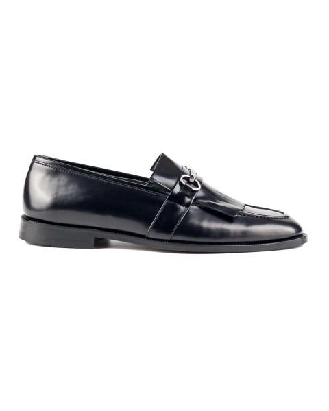 Symphony Black Genuine Leather Classic Men's Shoes