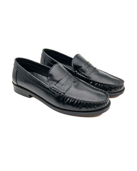 Punta Siyah Hakiki Deri Klasik Erkek Ayakkabı