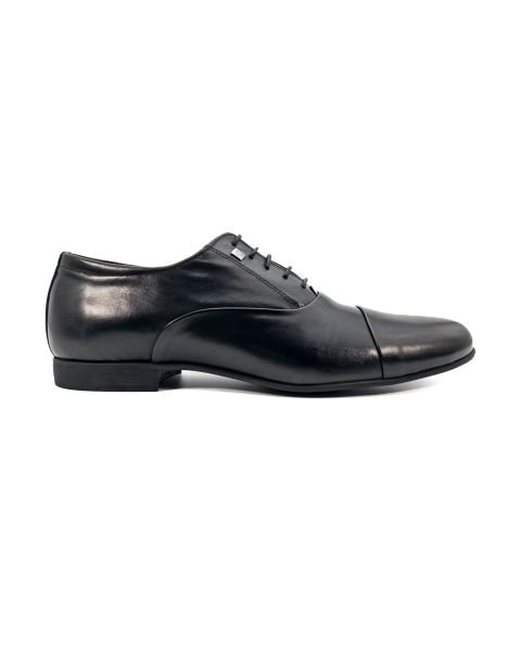 Thessaloniki Black Genuine Leather Men's Classic Shoes
