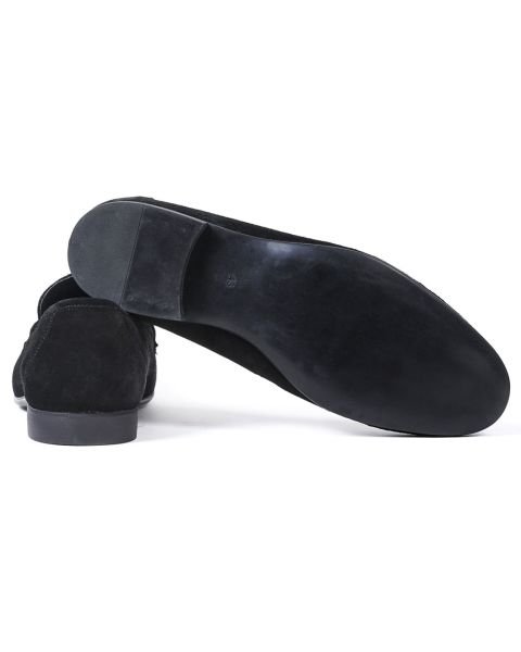Tenor Siyah Süet Hakiki Deri Klasik Erkek Ayakkabı