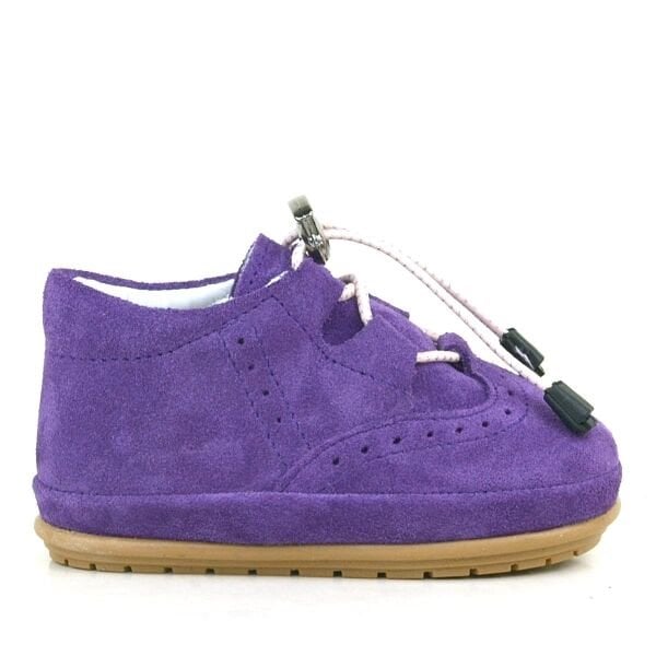 Rakerplus Натуральная кожа Анатомическая детская обувь First Step фиолетового цвета