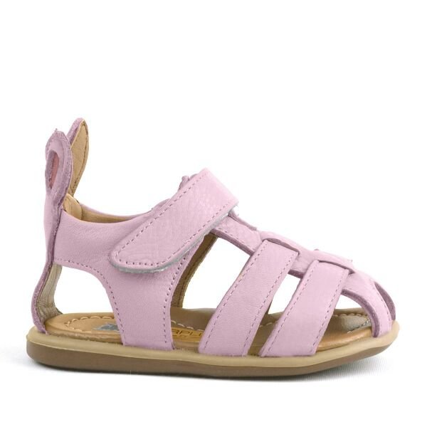 Rakerplus Bunny Çerm Pembe Velcro Baby Sandals