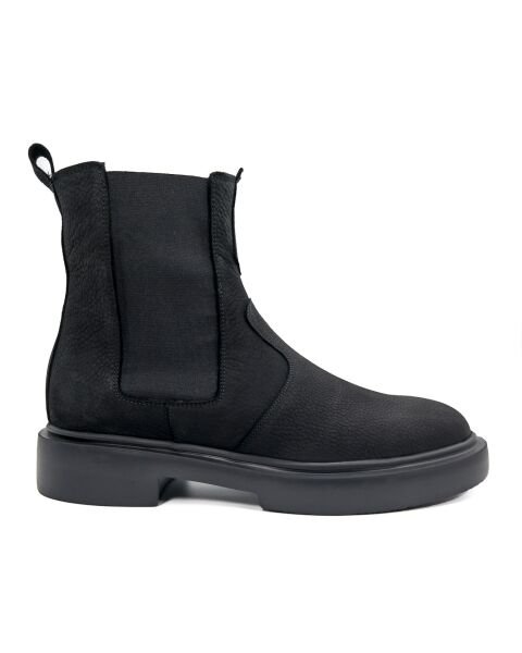 Ayder Black Nubuck Leather Men's Boots