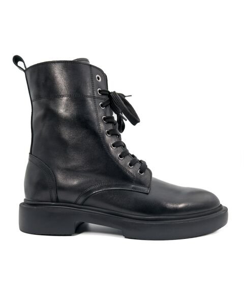 Черные мужские ботинки из натуральной кожи Spil