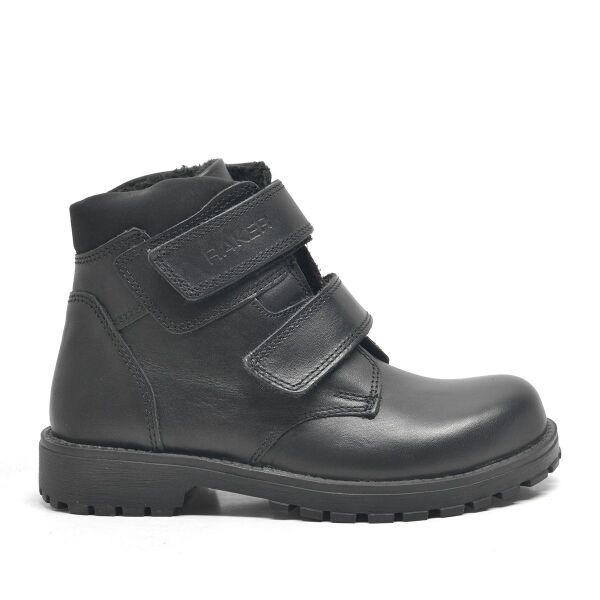 Rakerplus Sentor Genuine Leather Black Fur Velcro Children's Boots