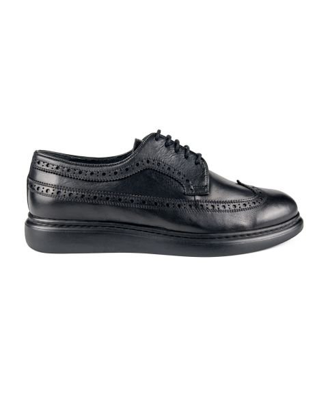 Tango Black Orjînal Leather Casual Classic Shoes mêran