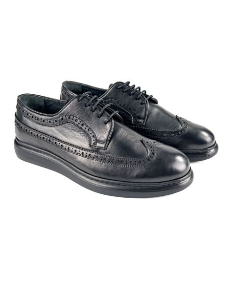 Tango Black Orjînal Leather Casual Classic Shoes mêran