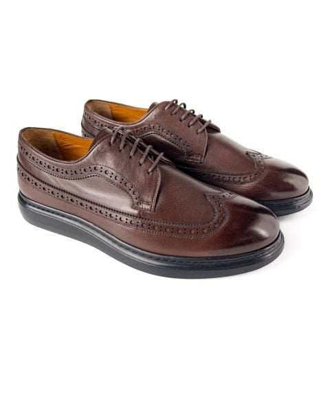 Tango Brown Genuine Leather Casual Classic Men's Shoes