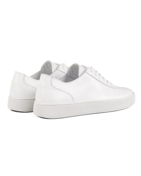Scrambler Beyaz Hakiki Deri Erkek Spor (Sneaker) Ayakkabı