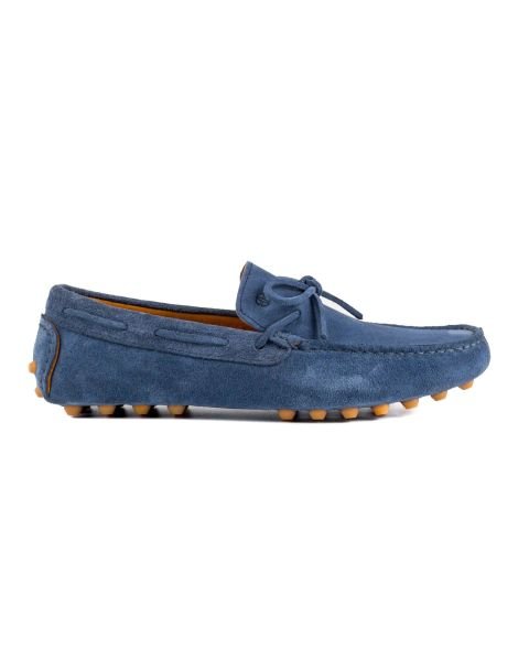 Pyrenean Denim Genuine Suede Leather Men's Loafer Shoes